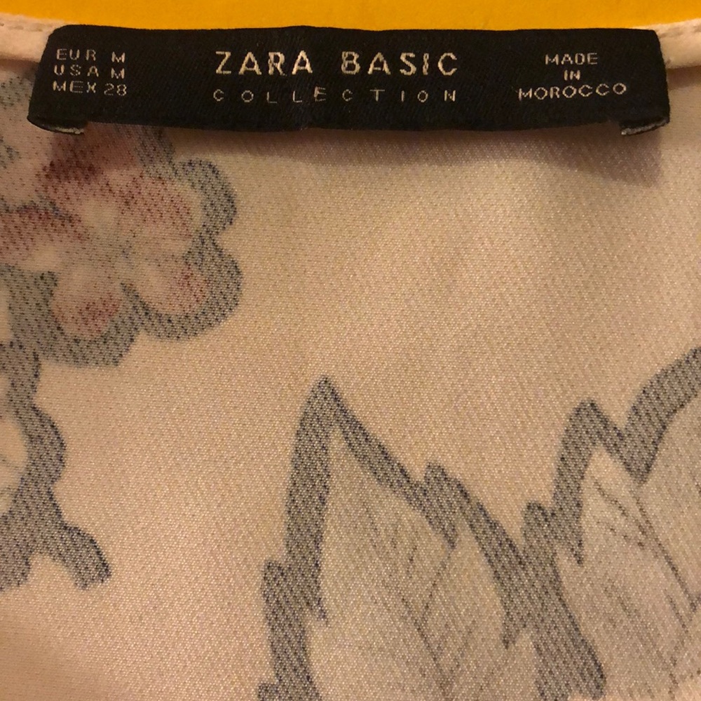 Zara Basic Collection Floral Print Mini Dress - image 5